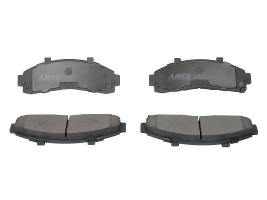 Комплект гальмівних колодок передн, FORD F-250 FORD USA BRONCO II, E, EXPLORER, F-250, F-350, RANGER MAZDA B-SERIE 2.3-7.5 09.85-09.11 ABE C1G063ABE (фото 1)