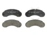 Комплект гальмівних колодок передн, MERCEDES G (W460), G (W463), MB (W631) 2.0-2.4D 02.80-02.96 ABE C1M000ABE (фото 1)