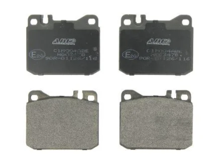 Комплект гальмівних колодок передн, MERCEDES 123 (C123), 123 T-MODEL (S123), 123 (W123), 124 (W124), S (C126), S (W116), S (W126), SL (C107), SL (R107) 2.0-5.5 05.71-08.92 ABE C1M004ABE