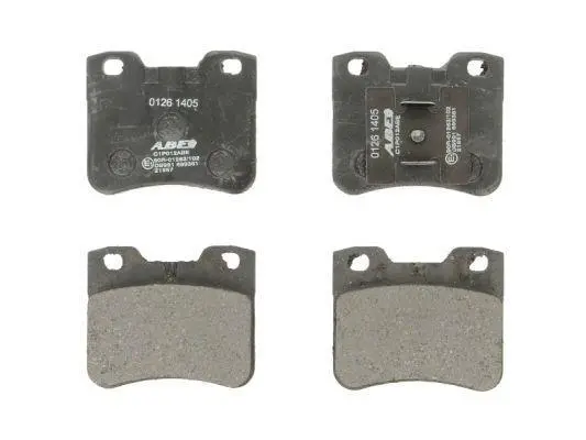 Комплект гальмівних колодок передн, CITROEN AX, SAXO PEUGEOT 106 I, 106 II 1.0-Electric 09.91-07.04 ABE C1P012ABE (фото 1)