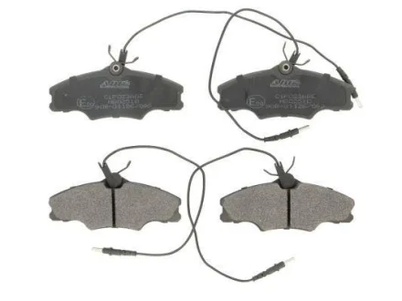 Комплект гальмівних колодок передн, PEUGEOT 406 1.6/1.8/1.9D 11.95-10.04 ABE C1P023ABE