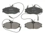 Комплект гальмівних колодок передн, CITROEN XSARA, ZX PEUGEOT 306, 406, 607 1.6-3.0 05.93-07.11 ABE C1P024ABE (фото 1)