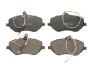 Комплект гальмівних колодок передн, CITROEN C5 III, C6 PEUGEOT 407, 607 1.6-3.0D 02.00- ABE C1P046ABE (фото 1)