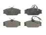 Комплект гальмівних колодок передн, DAEWOO LUBLIN II RENAULT 25, CLIO II, ESPACE II, LAGUNA I, MEGANE I, MEGANE I CLASSIC, MEGANE I COACH, MEGANE II, MEGANE SCÉNIC, SAFRANE I 1.4-3.0 04.84- ABE C1R007ABE (фото 1)
