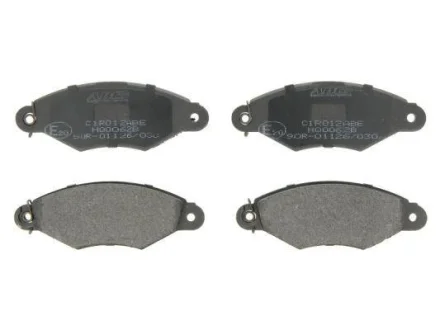 Комплект гальмівних колодок передн, CITROEN XSARA NISSAN KUBISTAR PEUGEOT 106 II, 206, 306, J5 RENAULT KANGOO, KANGOO EXPRESS, THALIA I 1.0-Electric 09.90- ABE C1R012ABE