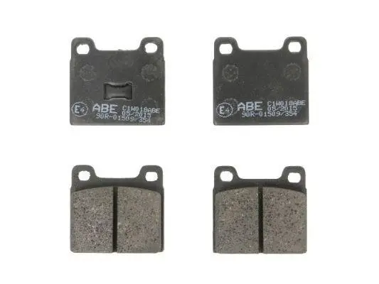 Комплект гальмівних колодок передн, AUDI 50, 80 B1, 80 B2 VW DERBY, GOLF I, JETTA I, PASSAT B1, PASSAT B2, POLO, POLO CLASSIC, POLO II, SANTANA, SAVEIRO G1, SCIROCCO 0.8-2.1 05.72-07.96 ABE C1W018ABE (фото 1)