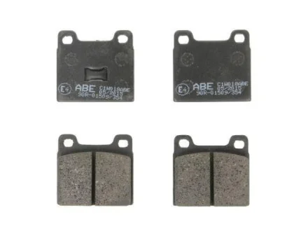 Комплект гальмівних колодок передн, AUDI 50, 80 B1, 80 B2 VW DERBY, GOLF I, JETTA I, PASSAT B1, PASSAT B2, POLO, POLO CLASSIC, POLO II, SANTANA, SAVEIRO G1, SCIROCCO 0.8-2.1 05.72-07.96 ABE C1W018ABE