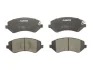 Комплект гальмівних колодок передн, CHRYSLER VOYAGER III, VOYAGER IV DODGE CARAVAN, GRAND JEEP CHEROKEE, LIBERTY 2.0-3.8 01.95-12.08 ABE C1Y005ABE (фото 1)