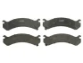 Комплект гальмівних колодок передн, CADILLAC DEVILLE, ESCALADE CHEVROLET AVALANCHE, AVALANCHE 1500, EXPRESS, SILVERADO 1500, SILVERADO 2500, SILVERADO 2500 HD, SILVERADO 3500 HD 4.3-8.1 10.98- ABE C1Y032ABE (фото 1)