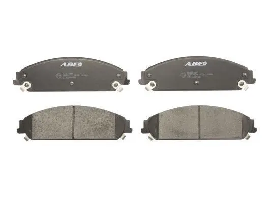 Комплект гальмівних колодок передн, CHRYSLER 200, 300 C, 300C DODGE CALIBER, CHALLENGER, CHALLENGER SE, CHARGER, MAGNUM, MAGNUM II LANCIA THEMA 2.0-6.4 09.04- ABE C1Y035ABE (фото 1)
