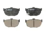 Комплект гальмівних колодок задн, HYUNDAI COUPE I, COUPE II, ELANTRA III, ELANTRA IV, GETZ, LANTRA I, LANTRA II, TIBURON KIA CERATO I, CERATO II, CERATO KOUP III NISSAN 240SX 1.1-3.0 01.83- ABE C21026ABE (фото 1)