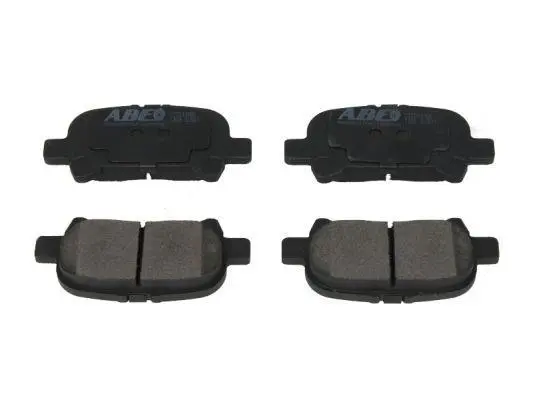 Комплект гальмівних колодок задн, TOYOTA AVALON, CAMRY, HARRIER, MARK X ZIO I, RAV 4 III, RAV 4 IV, SOLARA 2.0-3.5 06.98- ABE C22043ABE (фото 1)