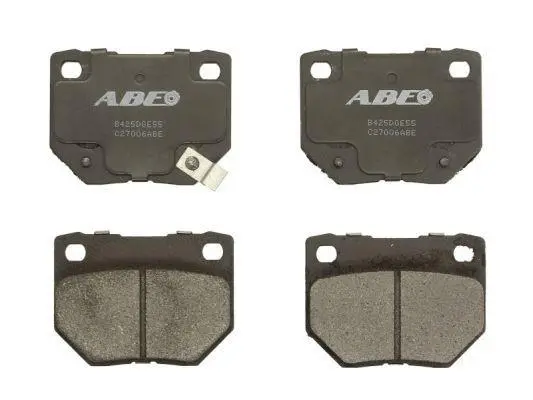 Комплект гальмівних колодок задн, SUBARU IMPREZA, TRIBECA 2.0-3.6 11.95- ABE C27006ABE (фото 1)