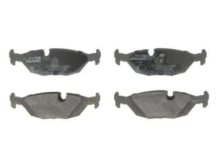 Комплект гальмівних колодок задн, BMW 3 (E30), 3 (E36), 5 (E28), 6 (E24), 7 (E23), 7 (E32), 7 (E65, E66, E67), X3 (E83), Z1 1.6-4.0 04.76-08.10 ABE C2B001ABE
