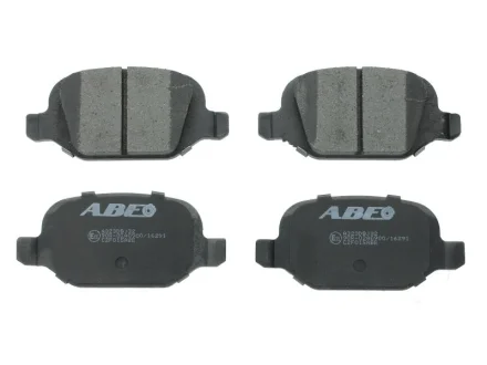 Комплект гальмівних колодок задн, FIAT 500, 500 C, PANDA 0.9-1.4 10.07- ABE C2F015ABE