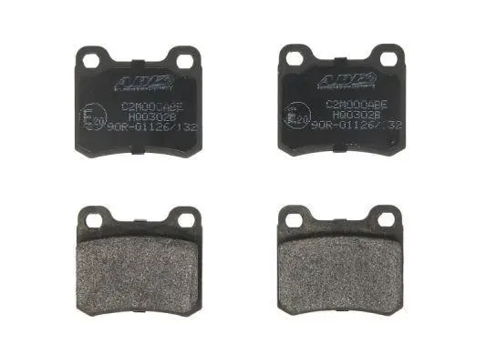 Комплект гальмівних колодок задн, MERCEDES 124 (C124), 190 (W201) 1.8-2.6 10.82-08.93 ABE C2M000ABE (фото 1)