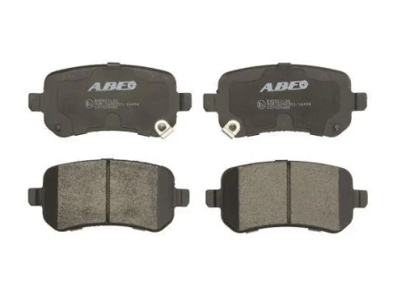 Комплект гальмівних колодок задн, CHRYSLER GRAND VOYAGER V, TOWN & COUNTRY, VOYAGER V DODGE GRAND, JOURNEY FIAT FREEMONT JEEP CHEROKEE VW PASSAT B2, ROUTAN 1.8-4.0 05.86- ABE C2Y024ABE