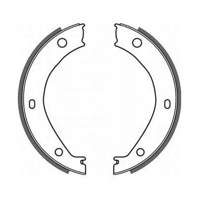 Гальмівна колодка BMW 3 (E36), 5 (E28), 5 (E34), 6 (E24), 7 (E23), 7 (E32), 7 (E38), 8 (E31), Z3 (E36), Z8 (E52) 1.8-5.6 04.76-12.03 ABE CRB002ABE (фото 1)