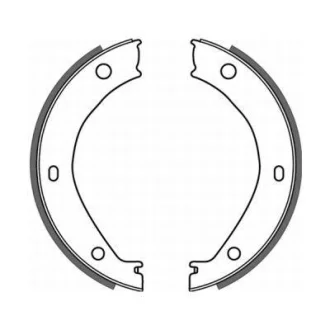 Гальмівна колодка BMW 3 (E36), 5 (E28), 5 (E34), 6 (E24), 7 (E23), 7 (E32), 7 (E38), 8 (E31), Z3 (E36), Z8 (E52) 1.8-5.6 04.76-12.03 ABE CRB002ABE