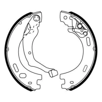Гальмівна колодка LAND ROVER DEFENDER, DISCOVERY III, DISCOVERY IV, RANGE ROVER SPORT I, RANGE ROVER SPORT II 2.2D-5.0 07.04-03.22 ABE CRI000ABE