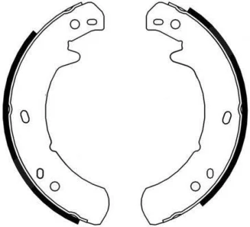Гальмівна колодка LAND ROVER 90 I, DEFENDER, DISCOVERY I, DISCOVERY II, RANGE ROVER I, RANGE ROVER II 2.0-4.6 06.84-02.16 ABE CRI003ABE