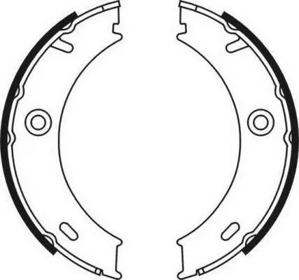 Гальмівна колодка MERCEDES SPRINTER 3-T (B903), SPRINTER 4-T (B904), VARIO, VARIO (B667, B670, B668), VARIO (B670), VARIO (B670, B668, B667) VW LT 28-35 II, LT 28-46 II 2.1D-4.3D 02.95- ABE CRM003ABE (фото 1)