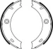 Гальмівна колодка MERCEDES SPRINTER 3-T (B903), SPRINTER 4-T (B904), VARIO, VARIO (B667, B670, B668), VARIO (B670), VARIO (B670, B668, B667) VW LT 28-35 II, LT 28-46 II 2.1D-4.3D 02.95- ABE CRM003ABE (фото 1)