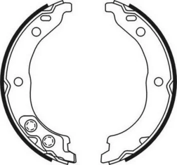 Гальмівна колодка CITROEN JUMPER I, JUMPER II FIAT DUCATO PEUGEOT BOXER 1.9D-2.8D 02.94- ABE CRP002ABE