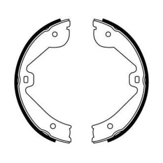 Гальмівна колодка MERCEDES GL (X164), M (W164), R (W251, V251) AUDI A7, Q7 LAND ROVER DISCOVERY III, RANGE ROVER III, RANGE ROVER IV PORSCHE CAYENNE VW TOUAREG 2.5D-6.3 03.02-09.21 ABE CRW000ABE