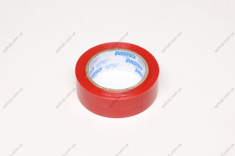 Изолента красная ABRO ET-912 R (фото 1)