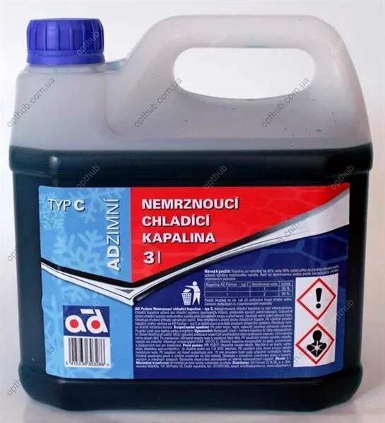 Антифриз ANTIFREEZE TYP C 3л АНТИФРИЗ СИНІЙ, КОНЦЕНТРАТ, ANTIFREEZE TYP C 3X3L AD ANTIFREEZE C 3L (фото 1)