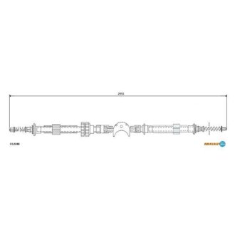 Трос ручного тормоза ADRIAUTO 13.0248