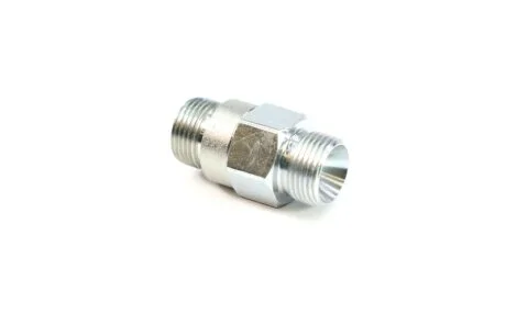 Штуцер соединительный S24хS24 (М20x1,5-М20x1,5) со сворот. дроссельн. клапаном 1,2 мм (Агро- Импульс) Агро-Импульс Н 036.65.000-04