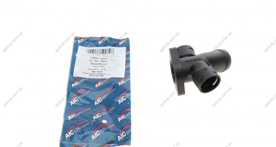 Фланець системи охолодження VW T4 2.4D/2.5TDI 90-03 (opt-om) AIC 50070 (фото 1)