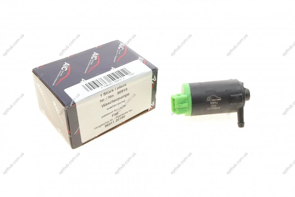 Насос омивача скла (моно) Citroen Berlingo/Fiat Scudo/Peugeot Expert/Partner 98-11 (opt-om) AIC 50910 (фото 1)