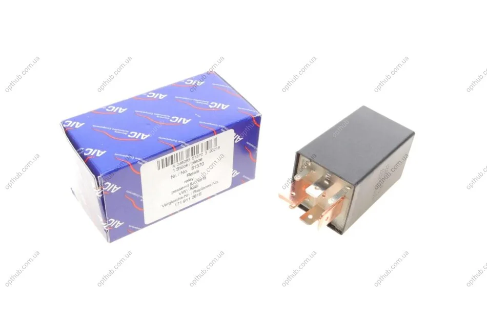 Реле свічок розжарювання VW Caddy 1.6D/VW LT (28-35) 2.4D/TD/VW T4 1.9D 78-03 UA63 AIC 51370 (фото 1)