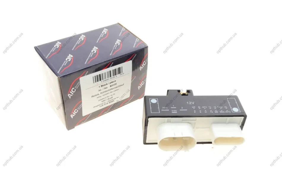 Реле вентилятора радіатора VW Golf/Polo 98-04 UA63 AIC 53105 (фото 1)
