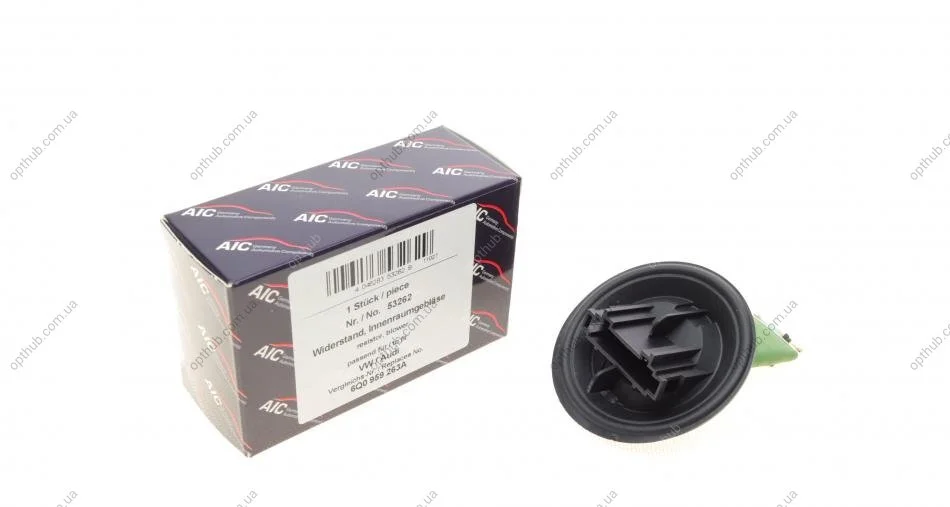 Реостат пічки Skoda Fabia 99-14/Roomster 06-15/VW Polo 01- UA63 AIC 53262 (фото 1)