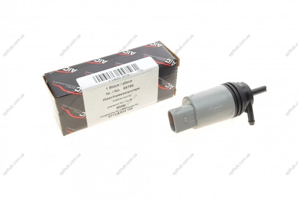 Насос омивача скла передніх фар BMW 3 (E90/F30/F80)/ 5 (E60/F10)/ 7 (E65/E66/E67) UA63 AIC 55756 (фото 1)