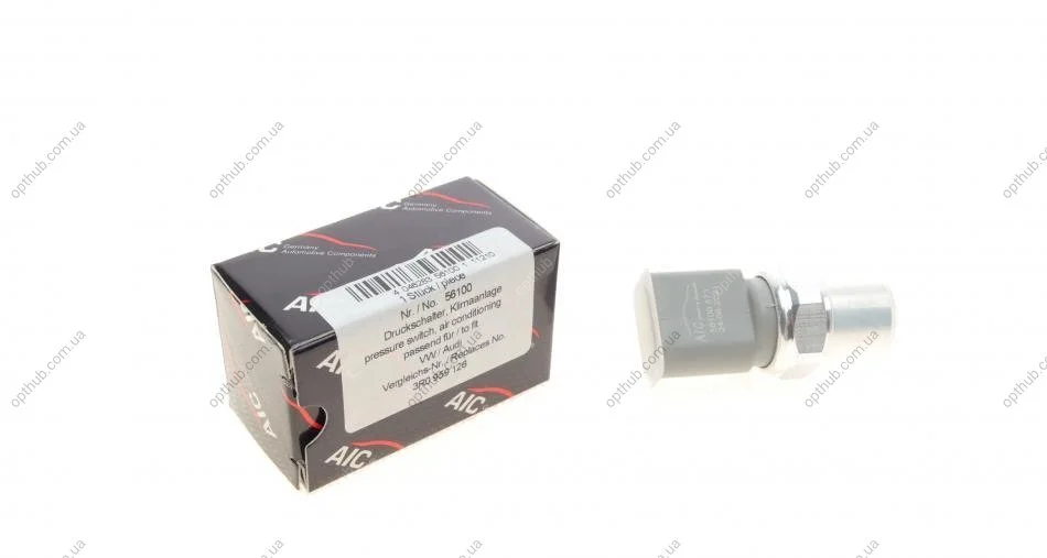 Датчик тиску кондиціонера Audi A4/A6/A8/Seat Exeo 1.2-6.0 97- UA63 AIC 56100 (фото 1)