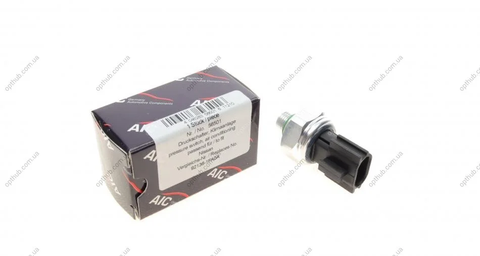 Датчик тиску кондиціонера Nissan Juke/Qashqai/X-Trail 1.0-4.0 01- UA63 AIC 56501 (фото 1)
