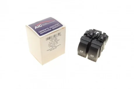 Кнопка склопідіймача (L) Renault Scenic/Clio/Laguna 03- (подвійна) (opt-om) AIC 58875