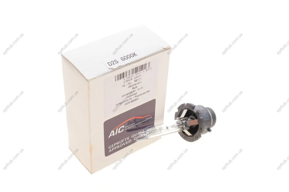 Автолампа D2S 85V 35W P32d-2 Xenon 6000K UA63 AIC 59121 (фото 1)