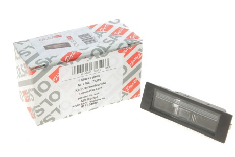 Підсвітка номера (заднього) Alfa Romeo 159 05-11 (opt-om) AIC 72326