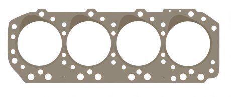 Прокладка головки блока металева Г/Б ISUZU 3.1D/TD 4JG2/4JG2TC AJUSA 10100120