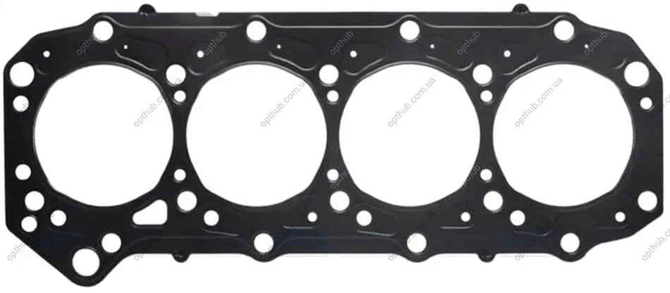 Прокладка головки блоку металева Г/Б NISSAN ZD30DDTI/ZD30DD/ZD30TI, ZD3200/ZD3202 1! 0.65MM AJUSA 10150300 (фото 1)