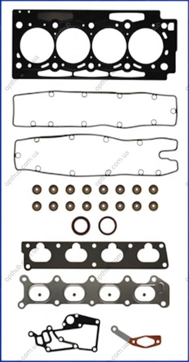 Комплект прокладок из разных материалов HEAD SET PSA 2.2I 406/407/607 3FY/3FZ/EW12J4 02- AJUSA 52208900 (фото 1)