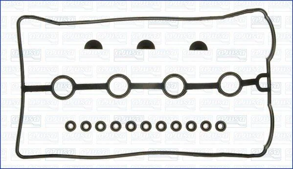 Прокладка клапанної кришки (к-кт) DAEWOO LANOS, NUBIRA 1.6i Ajusa AJUSA 56030000 (фото 1)