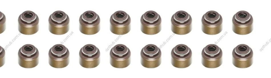 Комплект сальників клапанів IN/EX (SET) MITSUBISHI 4M41/4G61/4G61T, HYUNDAI G4CR/G4JS2 (16PCS) -ua AJUSA 57020200 (фото 1)