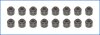 Комплект сальників клапанів IN/EX (SET) NISSAN Z30DDTI/ZD30DDTI/ZD30DD/ZD30TI,OPEL ZD3200/ZD3202 (16P -ua AJUSA 57021600 (фото 2)